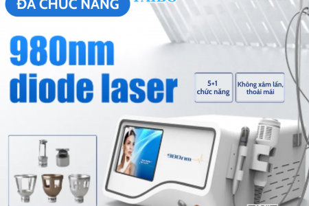 Máy Laser 980nm Taibo - Giải pháp điều trị giãn mao mạch hiệu quả